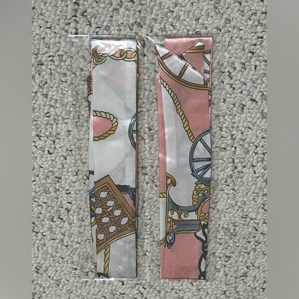 Twilly for bags, tie, hair, etc. 1 pair (2pcs)